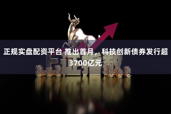 正规实盘配资平台 推出首月，科技创新债券发行超3700亿元